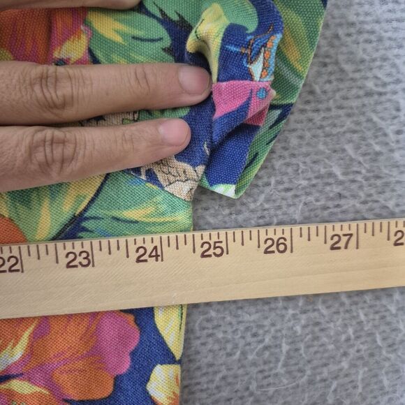 Vtg Polo Ralph Lauren Men's Featherweight Mesh Dragon Hawaiian Colorful Polo XXL - Picture 4 of 9